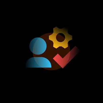 Skill. Vector icon in gradient style. Editable illustration Stock Illustration