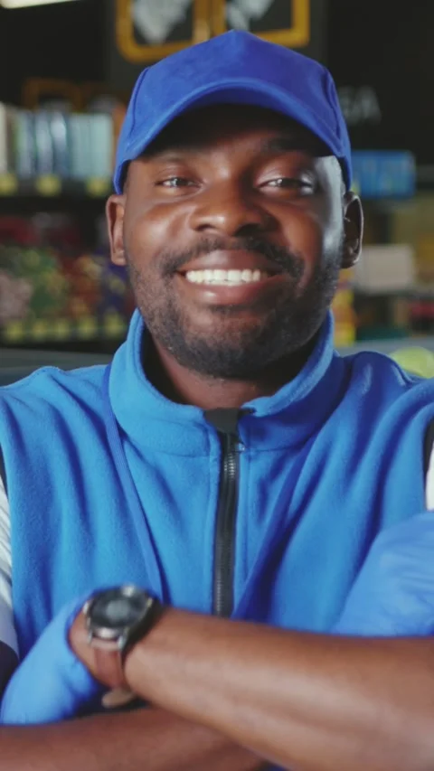 A Skilled Media Stocker Actively Engaged in a FastPaced, Busy Retail Store Stock Footage 314206798