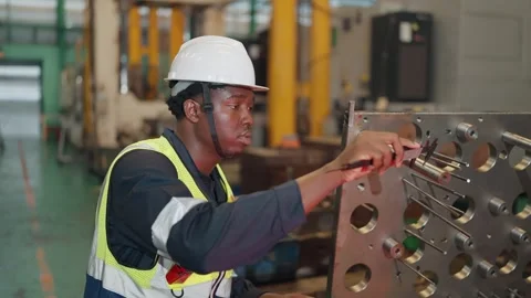 Skilled Technician at Work Video stock 335679155