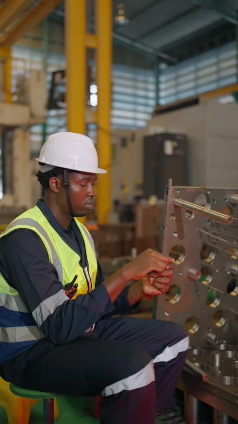 Skilled Technician at Work Stock Footage 336316153