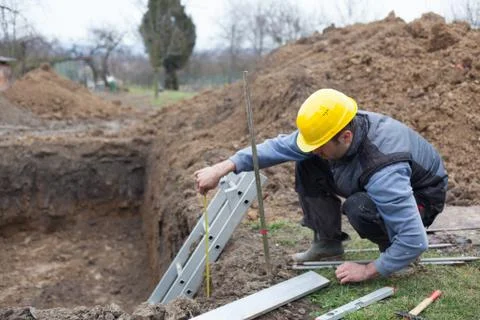 A skilled worker Foto stock