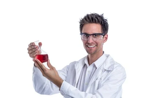 Skilled workers in the laboratory Stock Photos