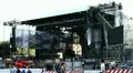 Skilled workers on stage concert HD Footage