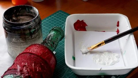 Skillful hands create Stock Photos