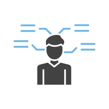 Skills icon vector image. Illustrazione stock