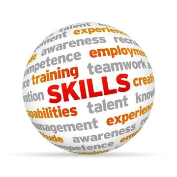 Skills Illustrazione stock