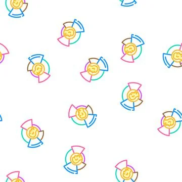Skills leader vector seamless pattern Stock Illustration