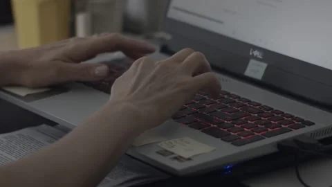 Skills, techniques, modern personal computer technologies, slow motion Stock Footage 292764034