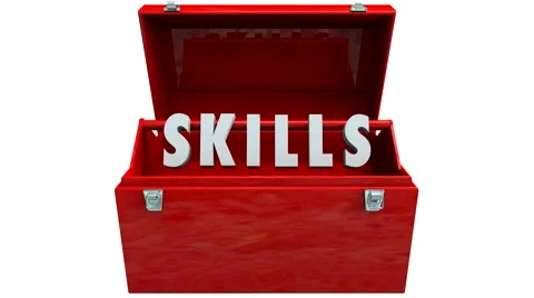 Skills Toolbox Education Expertise Knowledge Training Stock Footage 46528735