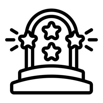 Skills training icon outline vector. Self development program Stock Illustration
