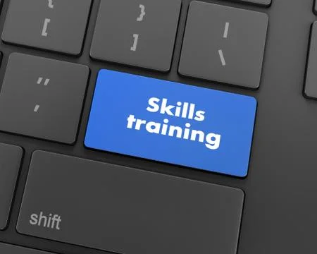 Skills training Illustration