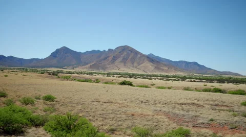 Skimming Desert Floor Stock-Footage 63443392