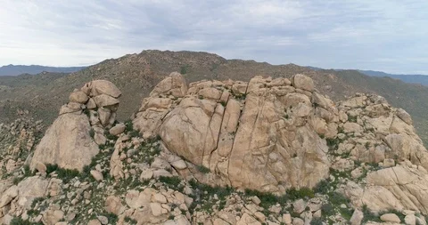 Skimming the Mountain Top Stock Footage 126947716