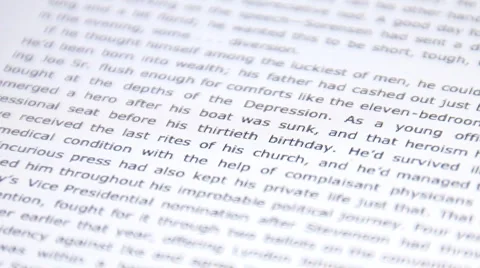 Skimming through an ebook (4) Stock-Footage 3940541