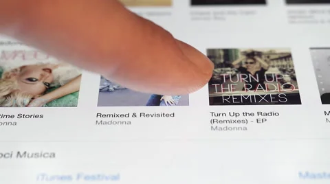 Skimming Through A Web Page On Touch Tablet Computer HD Stock Footage 48017562