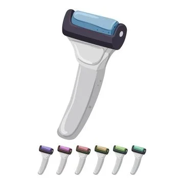 Skin callus remover cartoon vector graphic 스톡 일러스트