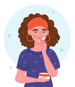 Skin care concept Stock Illustration