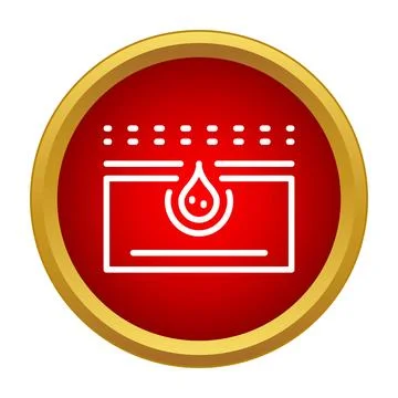 Skin care moisturizing and hydration concept icon Stock Illustration