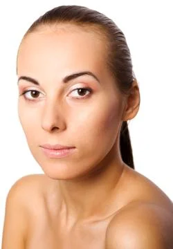 Skin care portrait Stock Photos