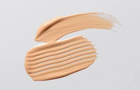 Skin foundation or makeup base. Cosmetic product. Stock Photos