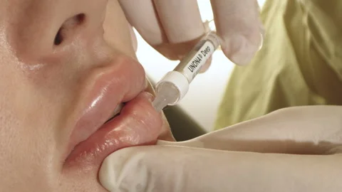 Skin Injection Procedure, Macro Close-Up Stock Footage 317497344