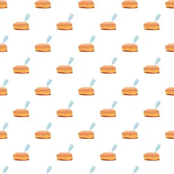 Skin injection seamless pattern illustrating medical treatment Stock Illustration