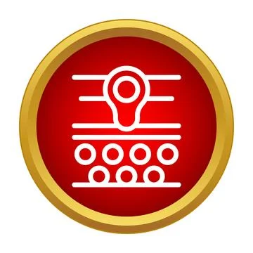 Skin layers problem dermatology vector icon concept Stock Illustration