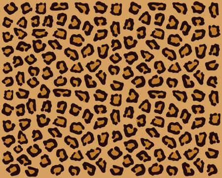 Skin of  leopard Illustrazione stock