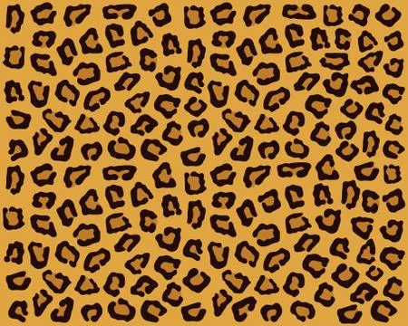 Skin of leopard  Stock Illustration