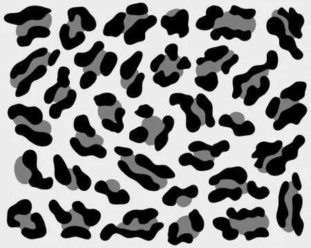 Skin of leopard  Stock Illustration