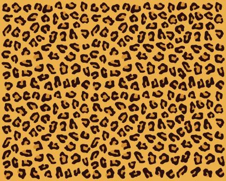Skin of leopard Stock Illustration