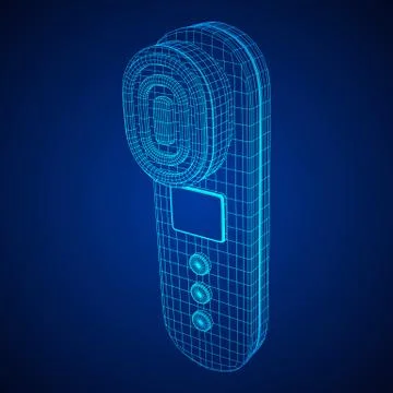 Skin massage machine device Stock Illustration