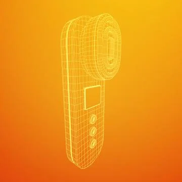 Skin massage machine device Stock Illustration