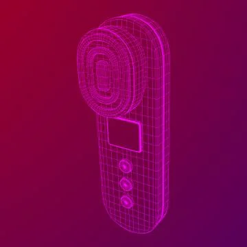 Skin massage machine device 스톡 일러스트
