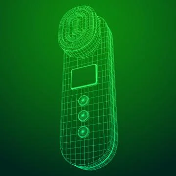 Skin massage machine device Stock Illustration
