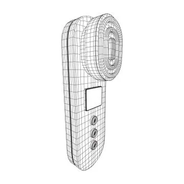 Skin massage machine device Stock Illustration