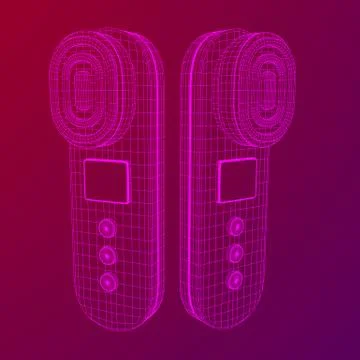 Skin massage machine device Stock Illustration