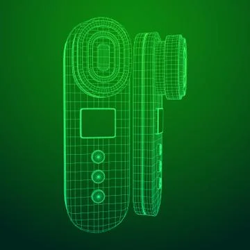 Skin massage machine device Stock Illustration