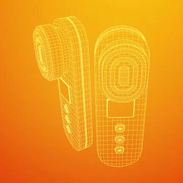 Skin massage machine device Stock Illustration