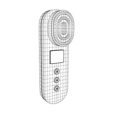Skin massage machine device Stock Illustration