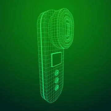 Skin massage machine device Stock Illustration