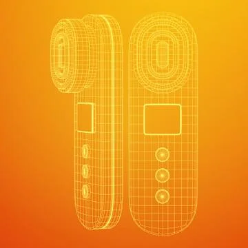 Skin massage machine device Stock Illustration
