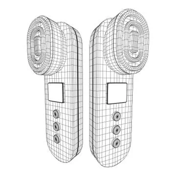 Skin massage machine device 스톡 일러스트