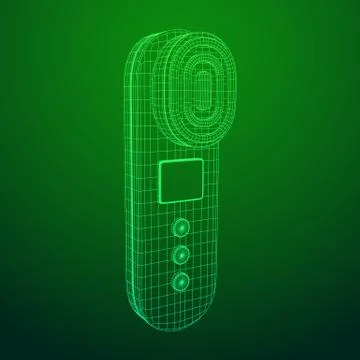 Skin massage machine device Stock Illustration