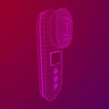 Skin massage machine device Stock Illustration