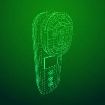 Skin massage machine device Stock Illustration