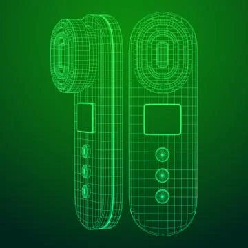 Skin massage machine device Stock Illustration