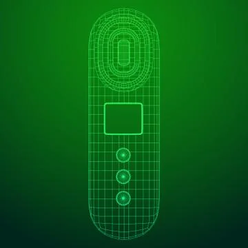 Skin massage machine device Stock Illustration
