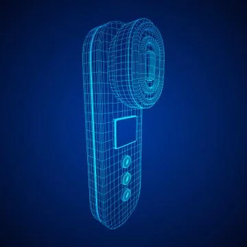 Skin massage machine device Stock Illustration
