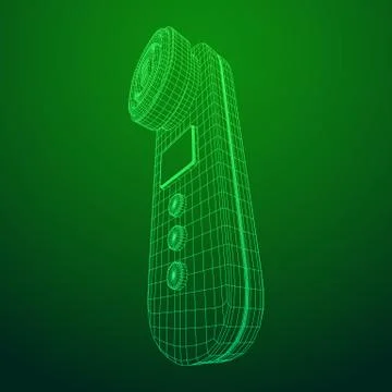 Skin massage machine device Stock Illustration